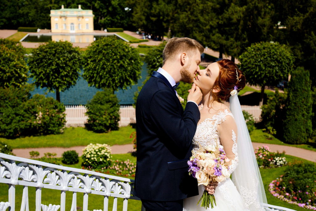 Свадебная фотосессия в Пушкине, в Екатерининском парке