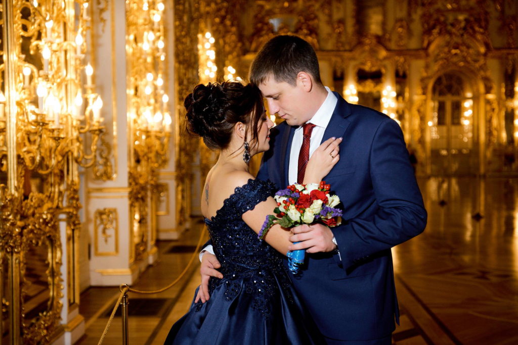 Свадебная фотосессия в Екатерининском Дворце